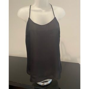 J. Crew Cami Size 0 Tank Top Lightweight Spaghetti Straps Racerback Casual Black